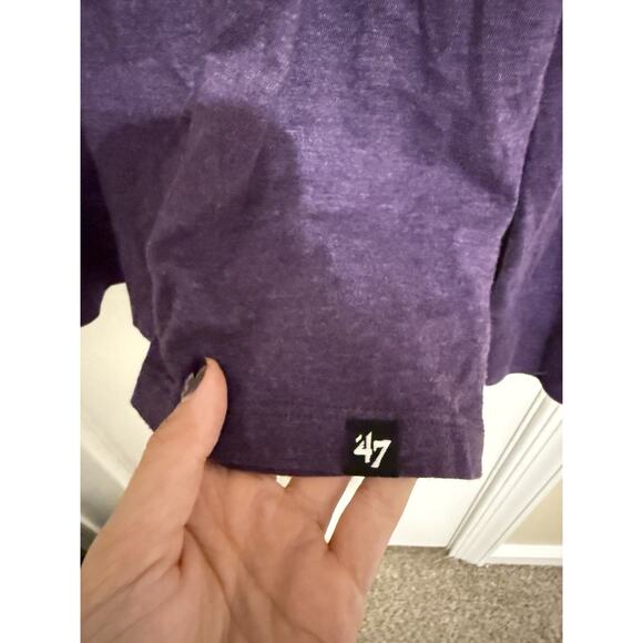MINNESOTA VIKINGS PREMIER '47 FRANKLIN LONG SLEEVE TEE PURPLE Large - Picture 2 of 5